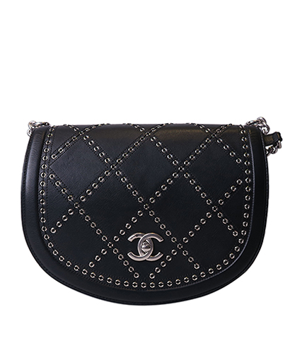 Coco Eyelets Flap Bag, front view